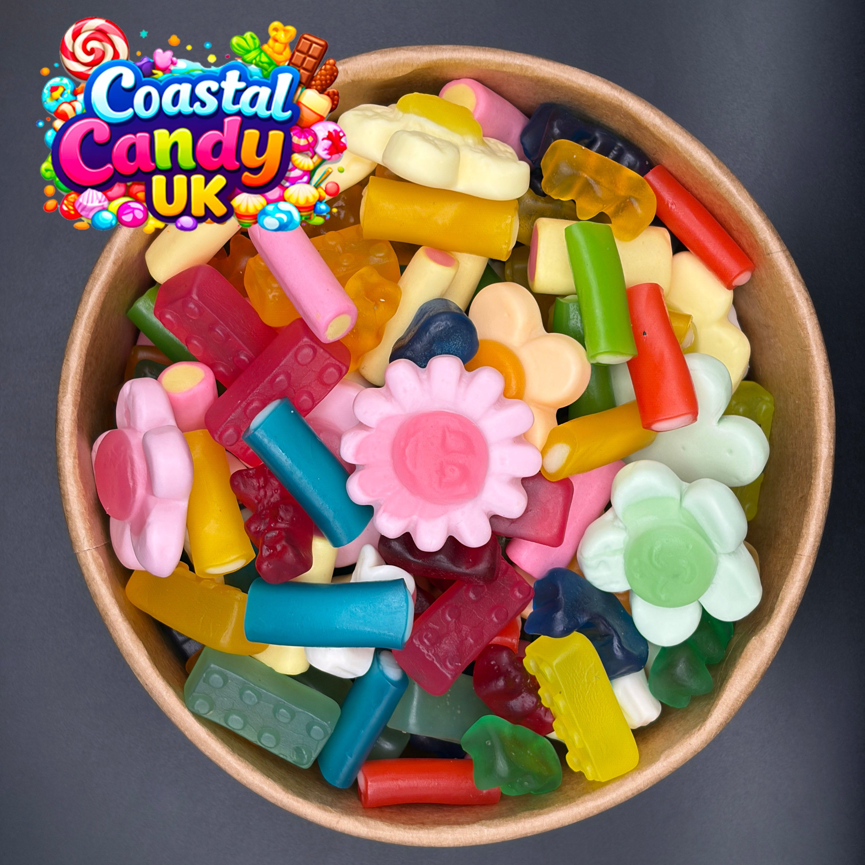 Non-Fizzy Candy Salad Bowl